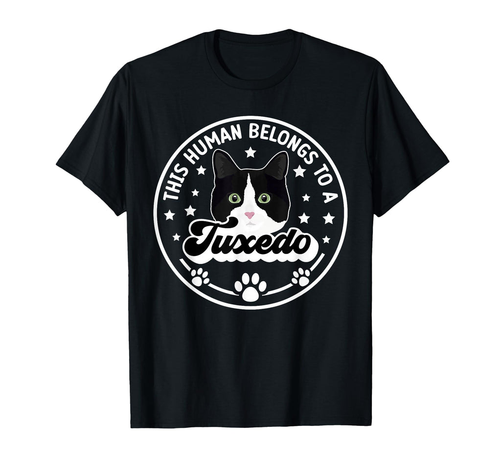 This Human Belongs To Tuxedo Cat T-Shirt - Streetwear Style Men Women - T-Shirt, Sweatshirt, Hoodie
