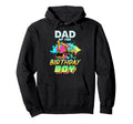 Dad Birthday Excavator Construction Hoodie - Minimalist Print Unisex - T-Shirt, Sweatshirt, Hoodie