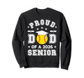 Proud Dad 2026 Senior Highschool Sweatshirt - Minimalist Print for Adults - T-Shirt, Sweatshirt, Hoodie