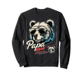 Papa Bear Husband Father Family Sweatshirt - Casual Everyday Wear Unisex - T-Shirt, Sweatshirt, Hoodie