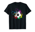 Splash Soccer Ball T-Shirt - Custom Art Print Men Women - T-Shirt, Sweatshirt, Hoodie