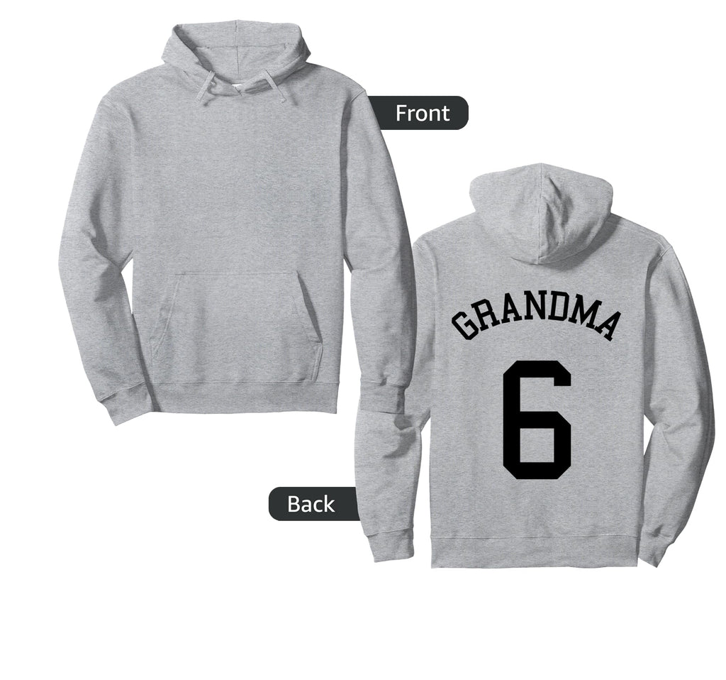 Grandma 6 Football Gran Soccer Hoodie - Casual Everyday Wear Men Women - T-Shirt, Sweatshirt, Hoodie