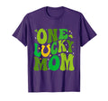 One Lucky Mom Irish Shamrocks Lucky T-Shirt - Trendy Graphic for Adults - T-Shirt, Sweatshirt, Hoodie