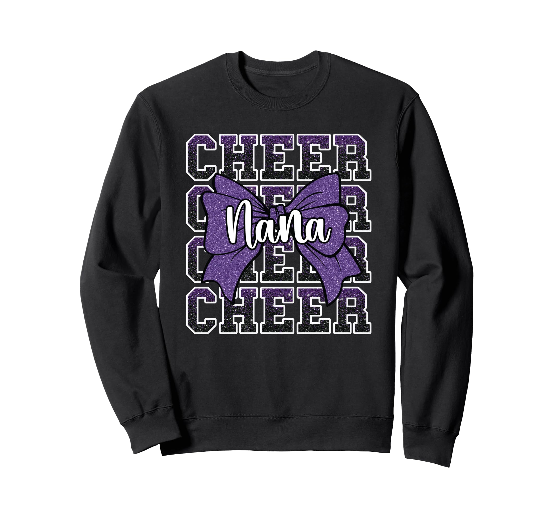 Cheer Nana My Favorite Cheerleader Sweatshirt - Trendy Graphic for Adults - T-Shirt, Sweatshirt, Hoodie