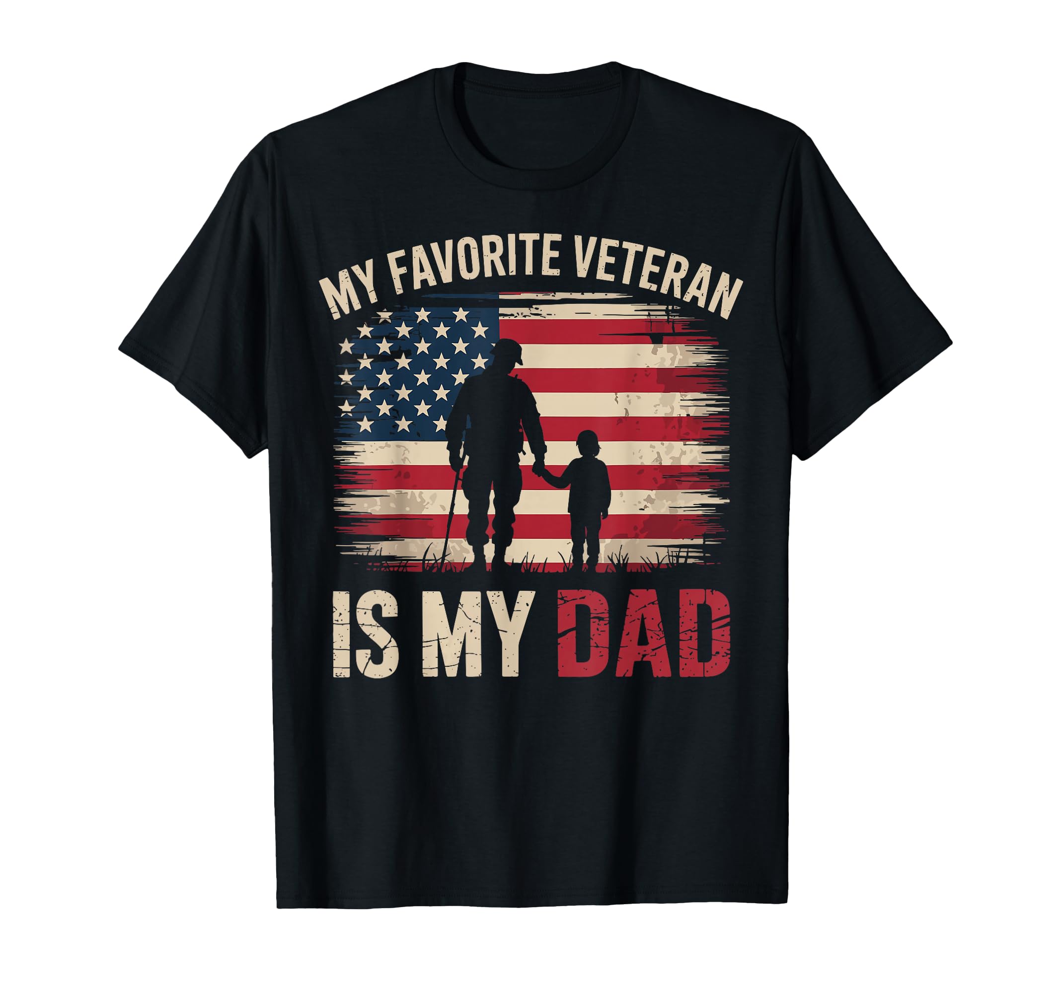 Usa Dad Veteran Father Military Sweatshirt - Aesthetic Graphic for Adults - T-Shirt, Sweatshirt, Hoodie