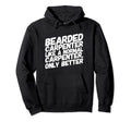 Funny Bearded Carpenter Dads Woodworker Hoodie - Custom Art Print Unisex - T-Shirt, Sweatshirt, Hoodie