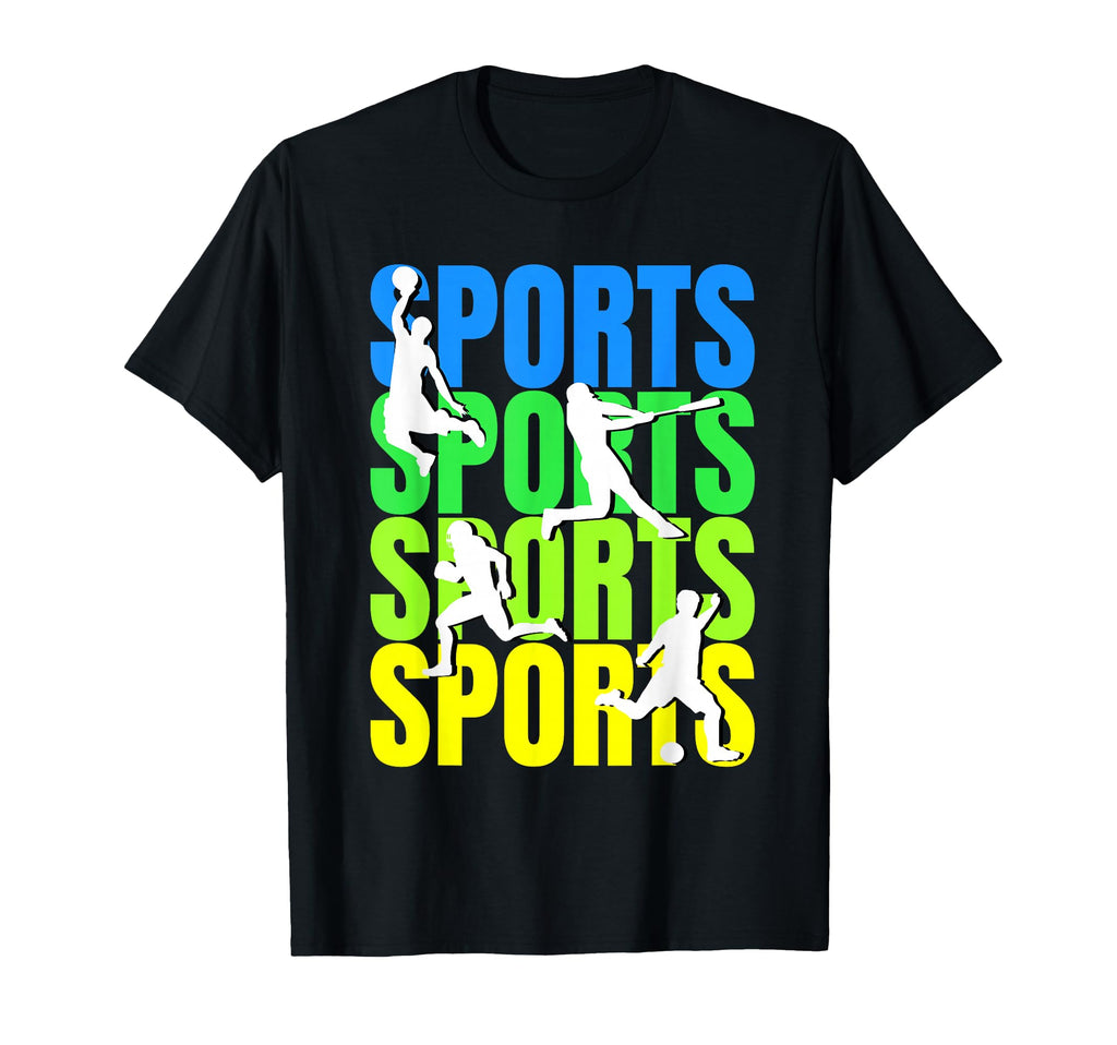 Multi Sport Enthusiast Basketball T-Shirt - Aesthetic Graphic Men Women - T-Shirt, Sweatshirt, Hoodie