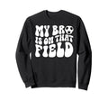 Soccer Brother Soccer Player Groovy Sweatshirt - Aesthetic Graphic Unisex - T-Shirt, Sweatshirt, Hoodie