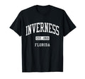 Inverness Florida Fl Js04 Athletic T-Shirt - Aesthetic Graphic for Adults - T-Shirt, Sweatshirt, Hoodie