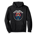 Papa Bear Fathers Day Father Fathers Hoodie - Custom Art Print for Adults - T-Shirt, Sweatshirt, Hoodie