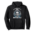 Dad Biker Funny Motorcycle Rider Hoodie - Minimalist Print Men Women - T-Shirt, Sweatshirt, Hoodie