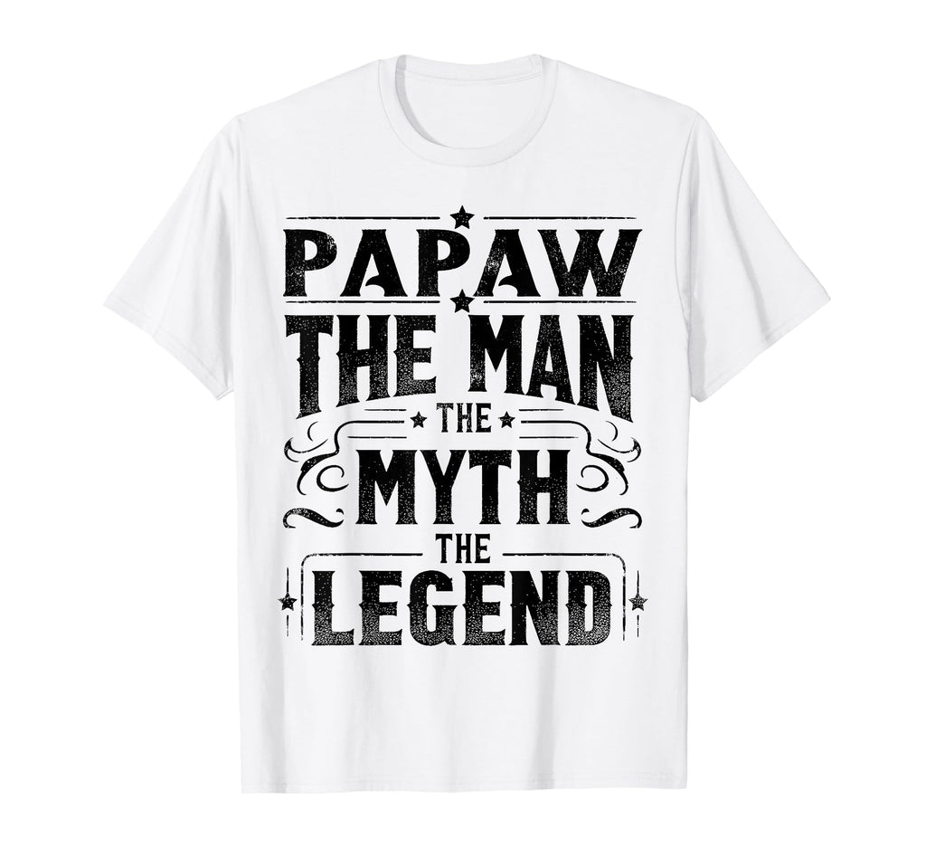 Papaw Myth Legend Dad Grandpa T-Shirt - Trendy Graphic for Adults - T-Shirt, Sweatshirt, Hoodie