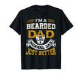 Bearded Dad Funny Beard Fathers T-Shirt - Casual Everyday Wear Men Women - T-Shirt, Sweatshirt, Hoodie