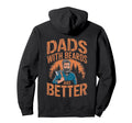 Dads Beards Are Better Rustic Woods Hoodie - Fun Novelty Design Unisex - T-Shirt, Sweatshirt, Hoodie