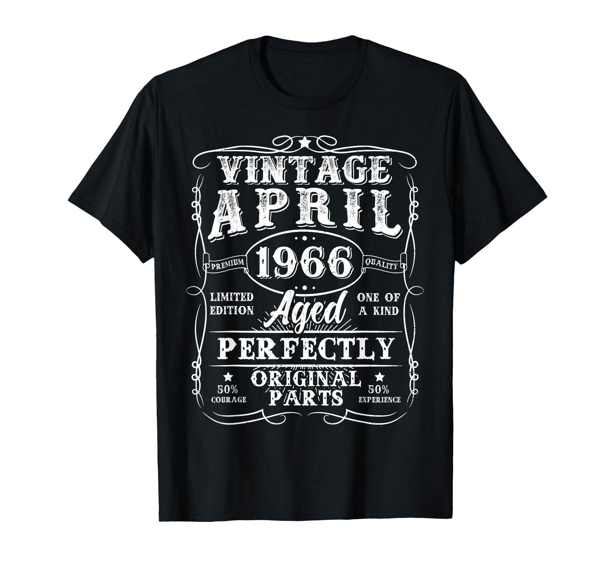 60 Year Old April 1966 60Th Birthday Dad T-Shirt - Unique Graphic Unisex - T-Shirt, Sweatshirt, Hoodie