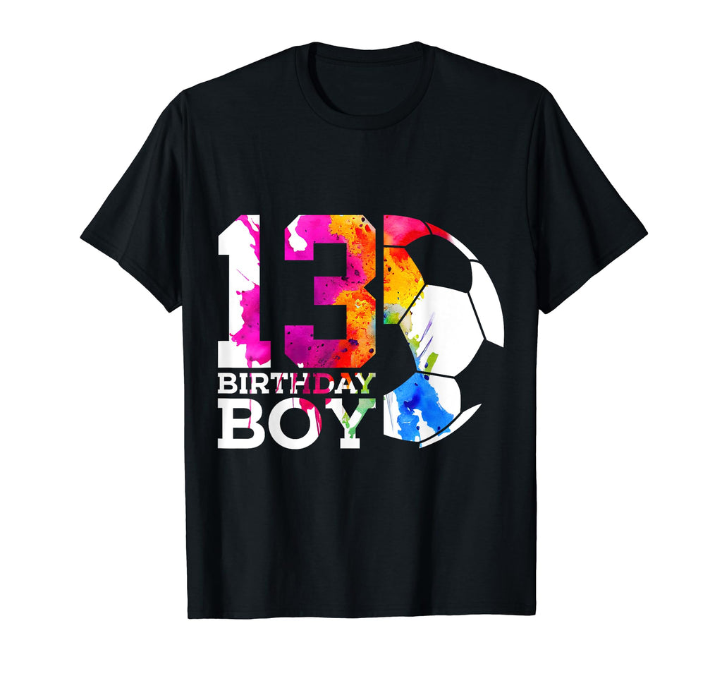 13 Birthday Soccer 13Th Birthday T-Shirt - Unique Graphic Men Women - T-Shirt, Sweatshirt, Hoodie