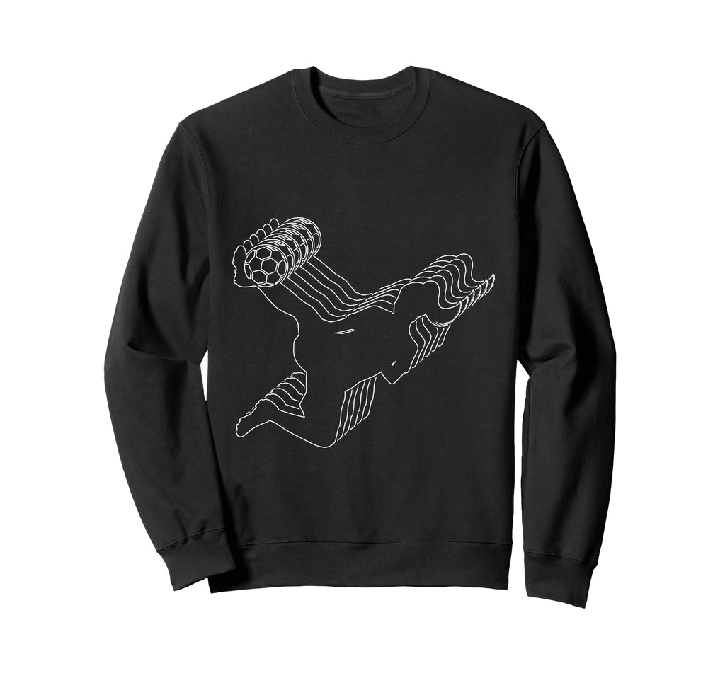 Soccer Player Sweatshirt - Aesthetic Graphic Unisex - T-Shirt, Sweatshirt, Hoodie