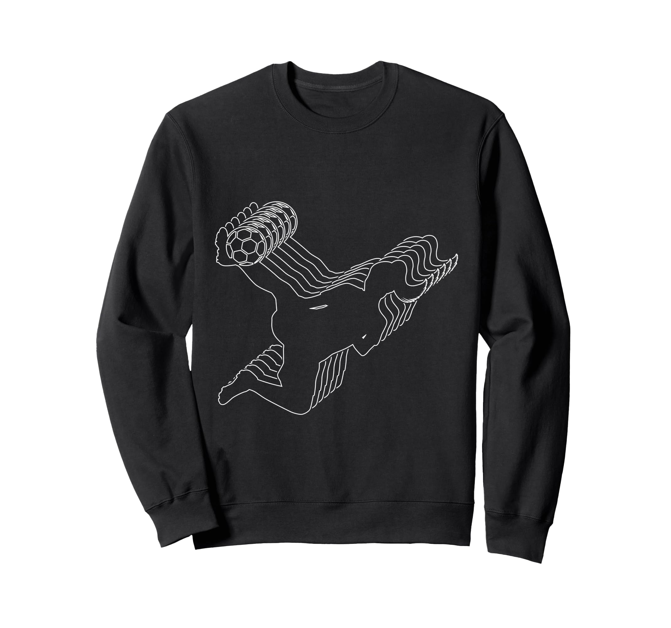 Soccer Player Sweatshirt - Aesthetic Graphic Unisex - T-Shirt, Sweatshirt, Hoodie