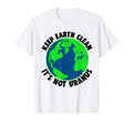Keep Earth Clean Earthday Earth Globe T-Shirt - Custom Art Print Men Women - T-Shirt, Sweatshirt, Hoodie