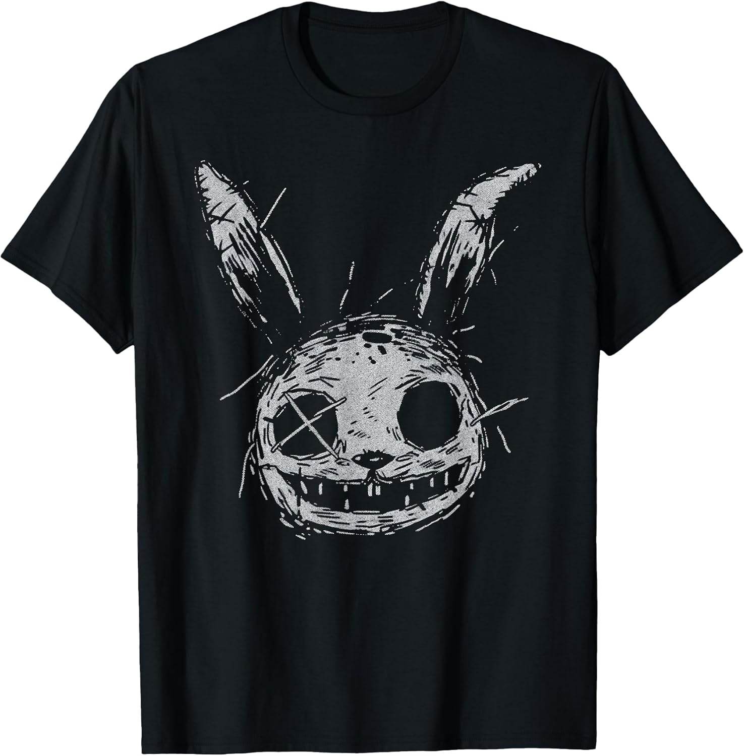 Evil Scary Bunny Rabbit Alt Goth Grunge Horror - Adult & Kids T-Shirts, Sweatshirts & Hoodies apparel design preview 1