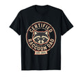 Certified Raccoon Dad Est 2024 Distressed T-Shirt - Novelty Apparel Unisex - T-Shirt, Sweatshirt, Hoodie