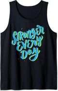 Stronger Motivational Saying Inspirational Gym Quote - Adult & Kids T-Shirts, Sweatshirts & Hoodies apparel design preview 1
