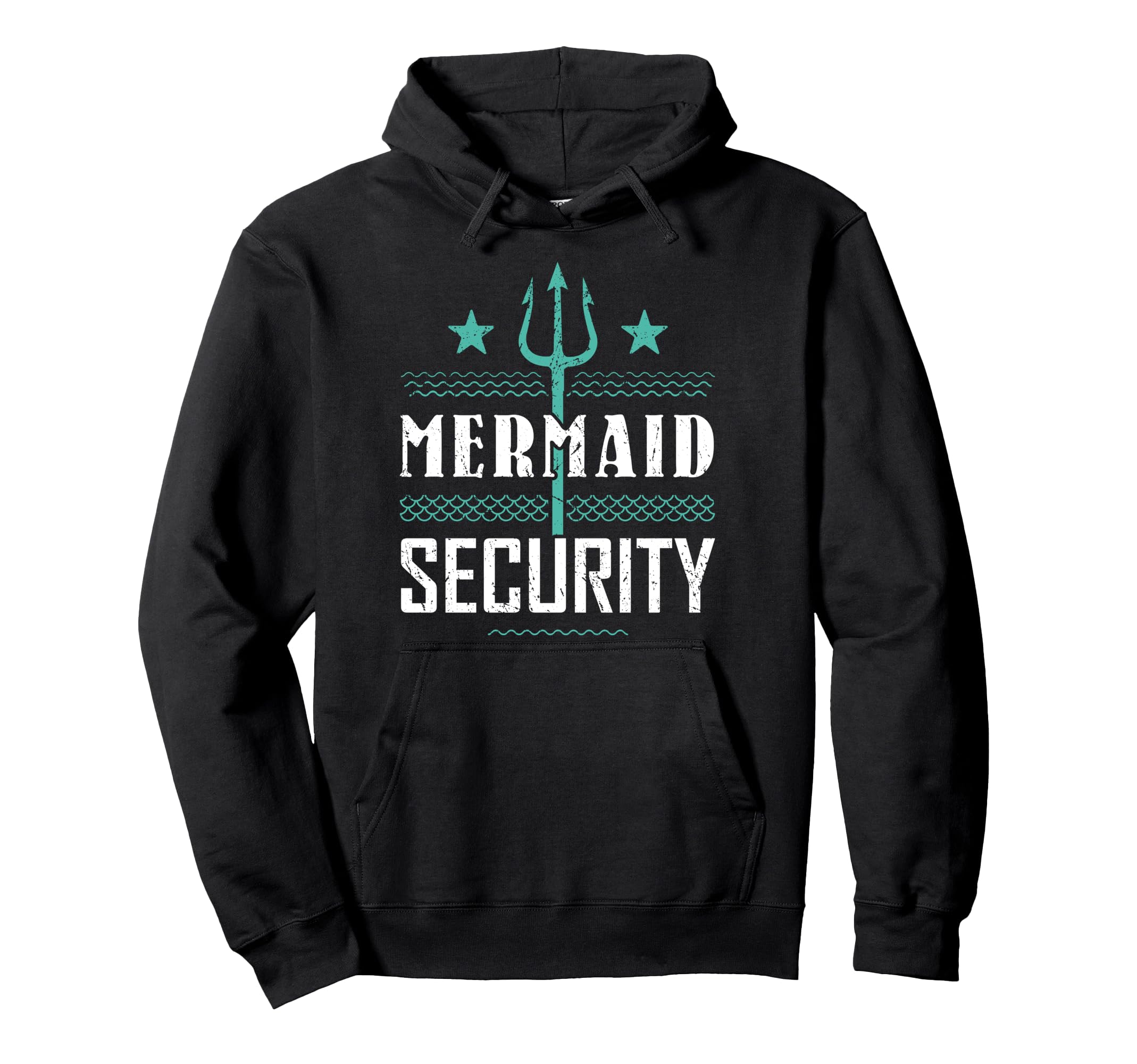 Mermaid Security Dad Mermaid Birthday Hoodie - Custom Art Print Unisex - T-Shirt, Sweatshirt, Hoodie