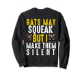 Rat Exterminator Funny Pest Sweatshirt - Minimalist Print for Adults - T-Shirt, Sweatshirt, Hoodie