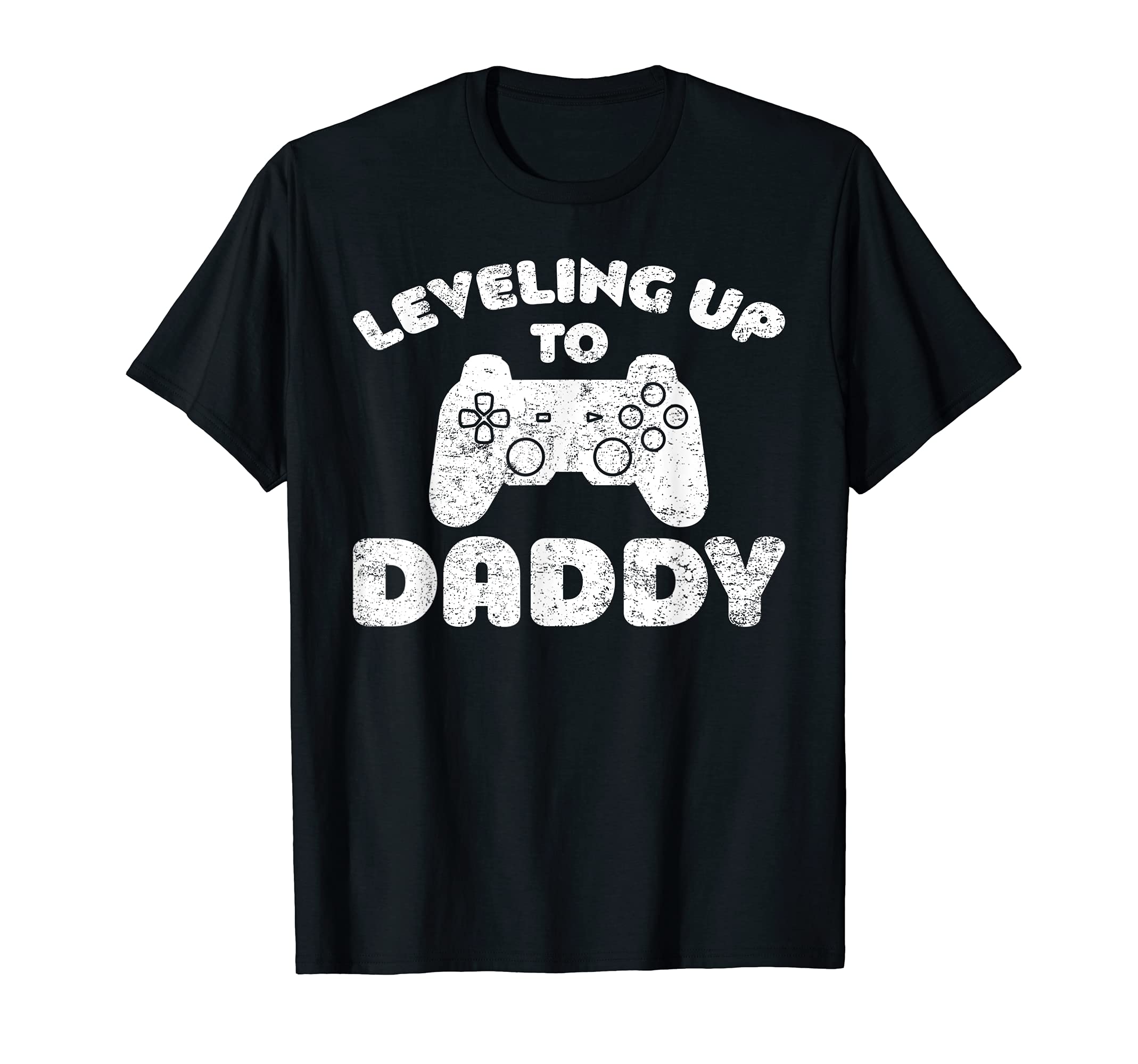 Promoted To Dad Gamer Leveling Up T-Shirt - Aesthetic Graphic for Adults - T-Shirt, Sweatshirt, Hoodie