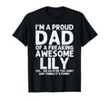 Dad Lily Gift Fathers Day Funny T-Shirt - Fun Novelty Design Men Women - T-Shirt, Sweatshirt, Hoodie
