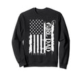 Dad United States Distressed W Sweatshirt - Fun Novelty Design Men Women - T-Shirt, Sweatshirt, Hoodie
