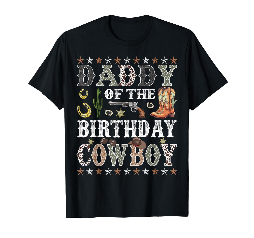 Daddy Birthday Cowboy Rodeo Daddy T-Shirt - Custom Art Print for Adults - T-Shirt, Sweatshirt, Hoodie