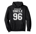 Number 96 Custom Proud Soccer Futbol Hoodie - Minimalist Print for Adults - T-Shirt, Sweatshirt, Hoodie