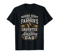 Farmer Daughter Amazing Dad Farming Farmer T-Shirt - Unique Graphic Unisex - T-Shirt, Sweatshirt, Hoodie