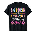 Big Cousin Two Sweet Birthday Donut T-Shirt - Aesthetic Graphic for Adults - T-Shirt, Sweatshirt, Hoodie