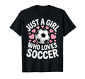 Just Who Loves Soccer Football Player T-Shirt - Custom Art Print Men Women - T-Shirt, Sweatshirt, Hoodie