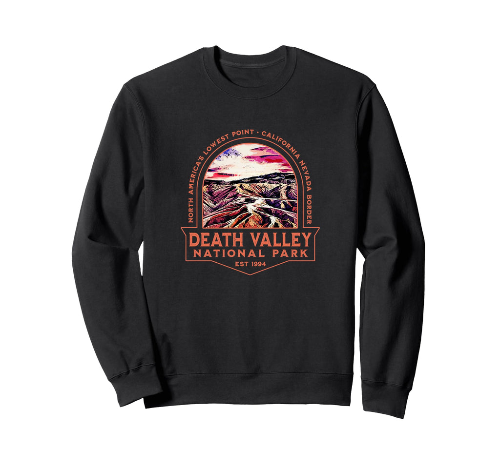 Death Valley National Park Hiking Sweatshirt - Unique Graphic Men Women - T-Shirt, Sweatshirt, Hoodie
