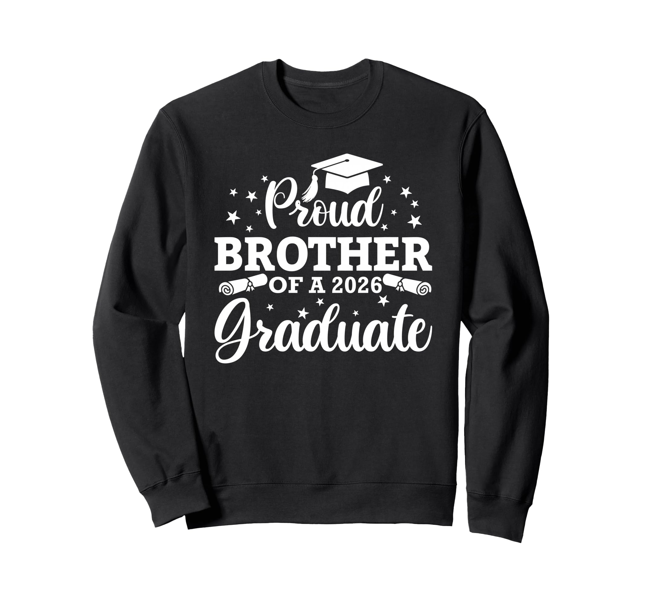 Proud Brother 2026 Graduate Senior Sweatshirt - Minimalist Print Unisex - T-Shirt, Sweatshirt, Hoodie