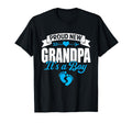 Family Proud New Grandpa Its Gender Reveal T-Shirt - Graphic Print Unisex - T-Shirt, Sweatshirt, Hoodie