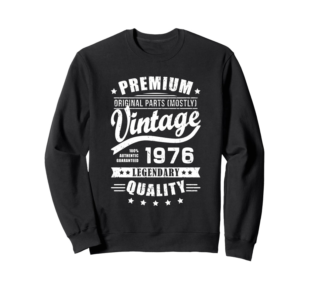 1976 T Shirts Funny 50Th Birthday Sweatshirt - Minimalist Print Men Women - T-Shirt, Sweatshirt, Hoodie