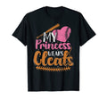 My Princess Wears Cleats Softball Dad T-Shirt - Trendy Graphic Men Women - T-Shirt, Sweatshirt, Hoodie