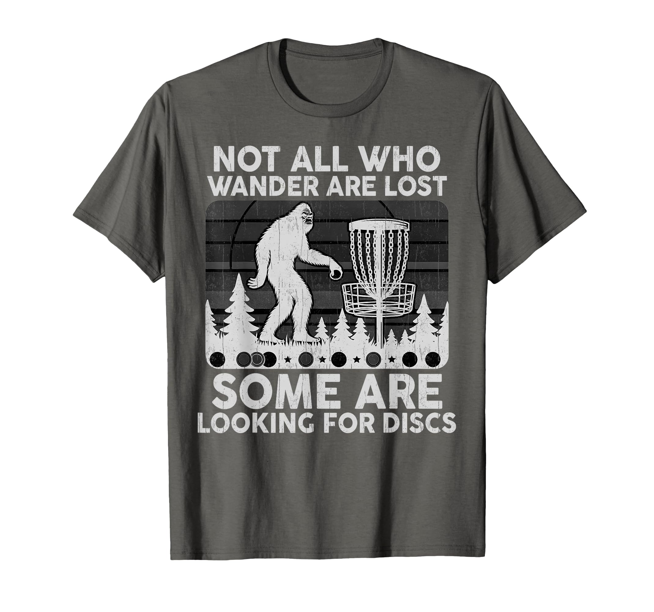 Disc Golf Frisbee Bigfoot Not T-Shirt - Casual Everyday Wear for Adults - T-Shirt, Sweatshirt, Hoodie