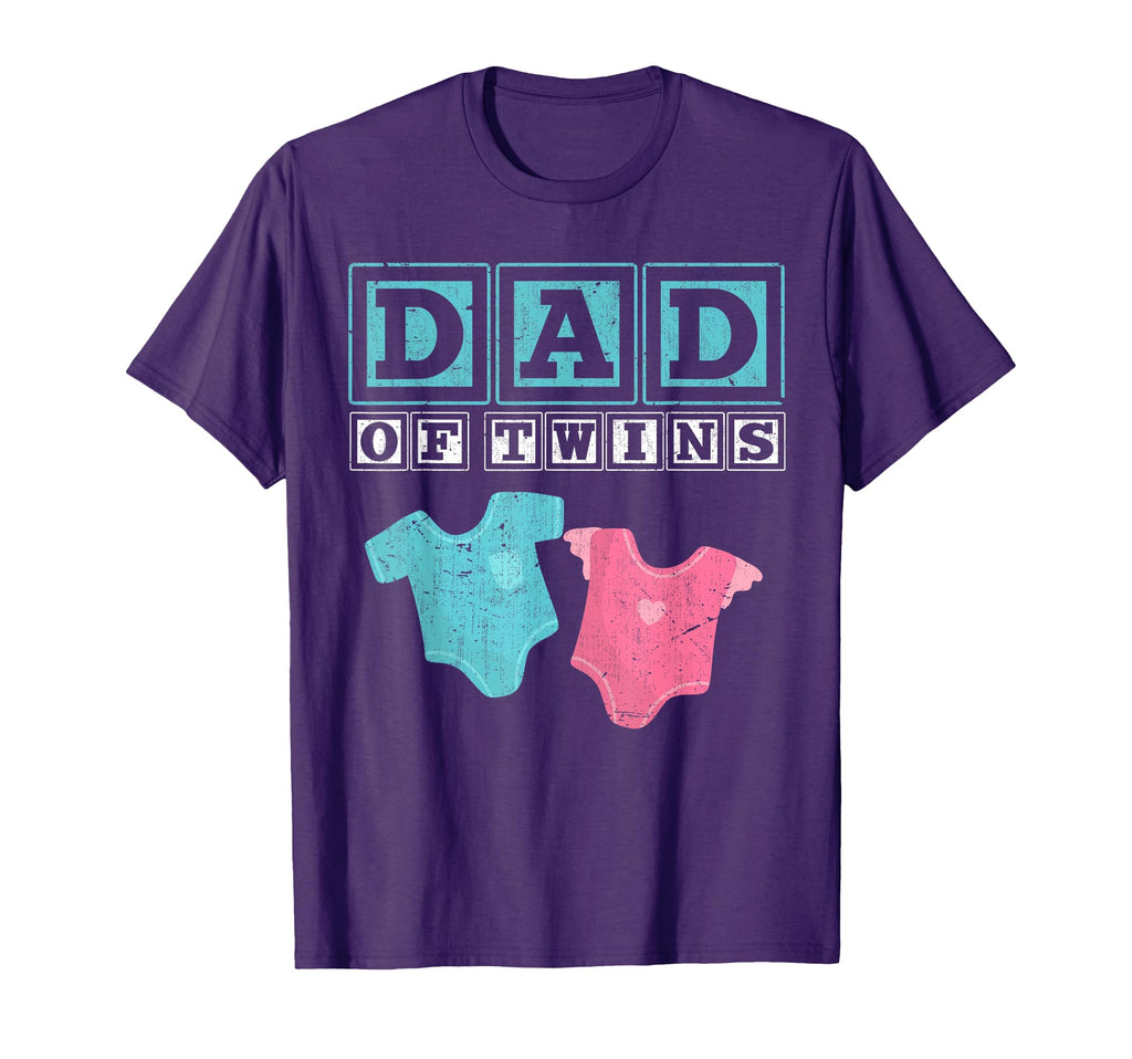 Dad Twins Family Daddy Fathers T-Shirt - Casual Everyday Wear for Adults - T-Shirt, Sweatshirt, Hoodie
