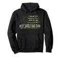 Best Single Dad Ever Camo American Flag Hoodie - Streetwear Style Unisex - T-Shirt, Sweatshirt, Hoodie