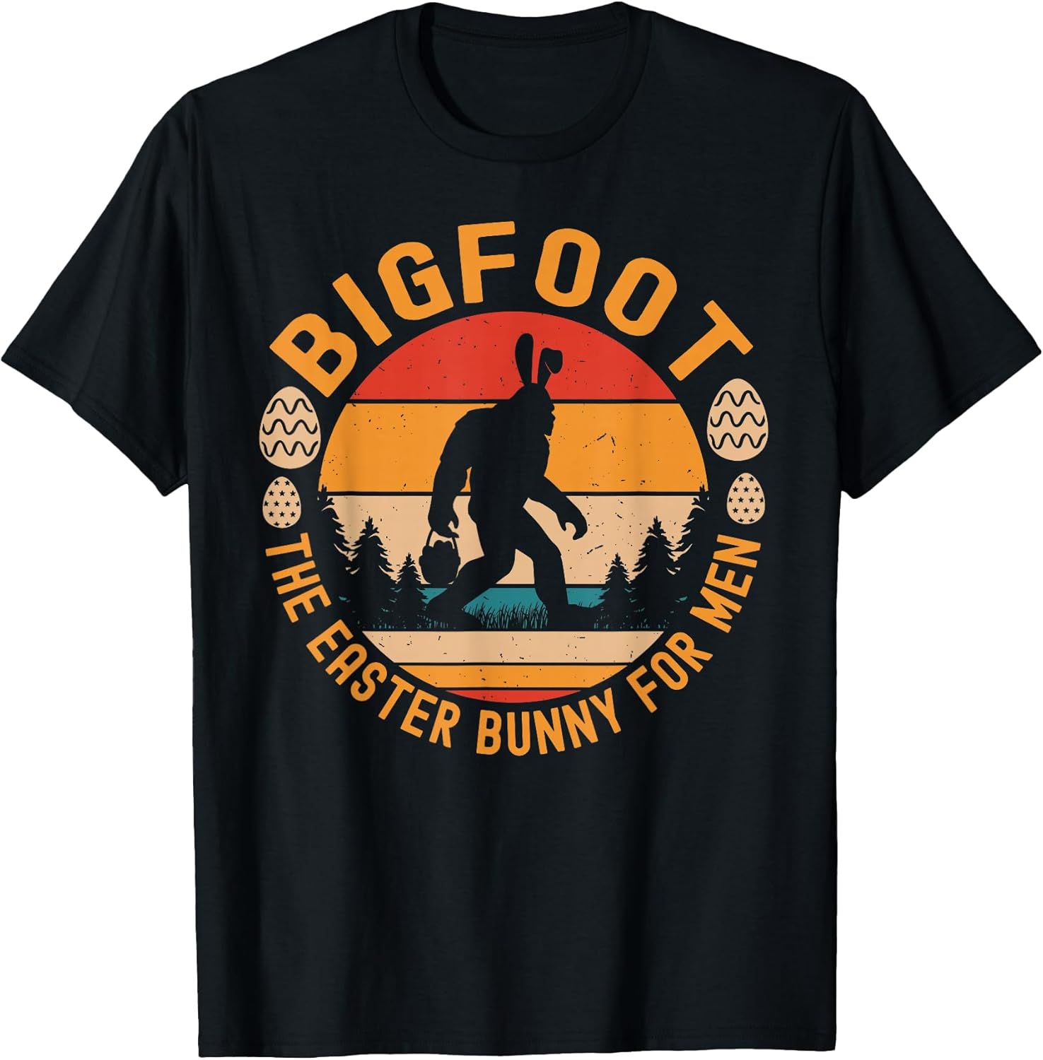 Bigfoot The Easter Bunny for Men Funny Sasquatch - Adult & Kids T-Shirts, Sweatshirts & Hoodies apparel design preview 1