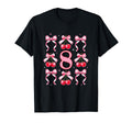 Birthday 8Th Birthday Cherry Coquette T-Shirt - Trendy Graphic Men Women - T-Shirt, Sweatshirt, Hoodie