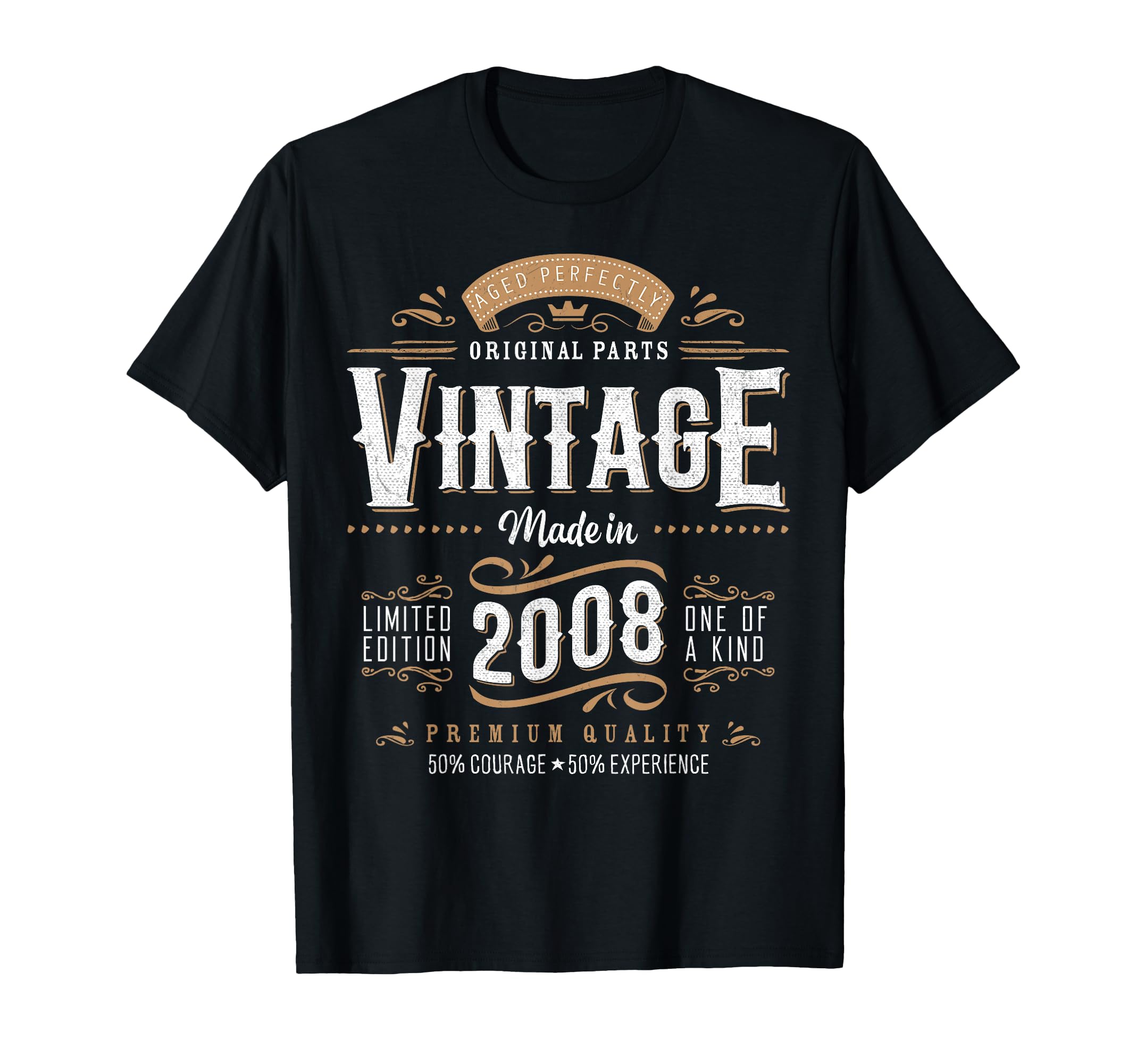 2008 Label 18Th Birthday Gift 18 T-Shirt - Casual Everyday Wear Men Women - T-Shirt, Sweatshirt, Hoodie