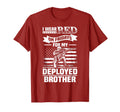 Red Friday My Brother Support Military T-Shirt - Minimalist Print Unisex - T-Shirt, Sweatshirt, Hoodie