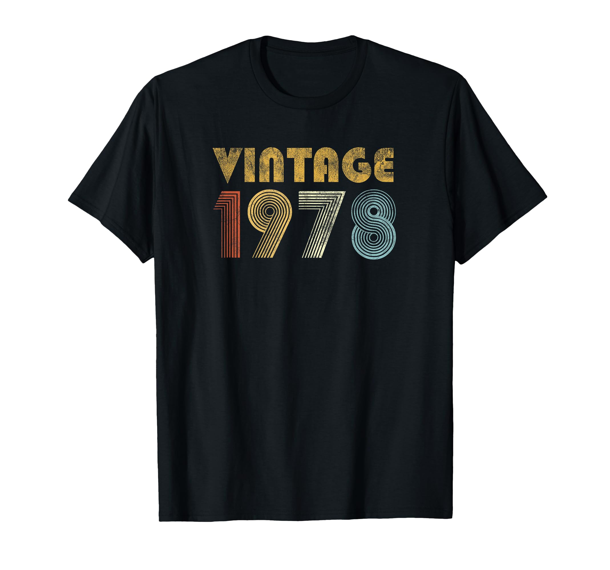 1978 70S 48Th Birthday Gift T-Shirt - Aesthetic Graphic for Adults - T-Shirt, Sweatshirt, Hoodie