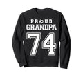 Number 74 Custom Proud Soccer Futbol Sweatshirt - Trendy Graphic Unisex - T-Shirt, Sweatshirt, Hoodie